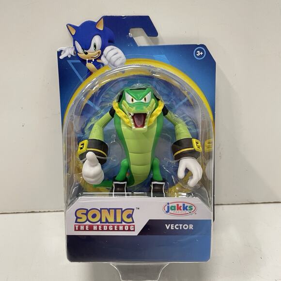 NEW Sonic The Hedgehog VECTOR 2.5" Articulated Action Figure Jakks Pacific - Picture 1 of 2